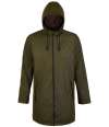 03174 Antoine NEOBLU Antoine Wax Parka Jacket Deep Khaki colour image